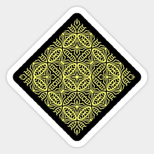 traditional pattern Sticker